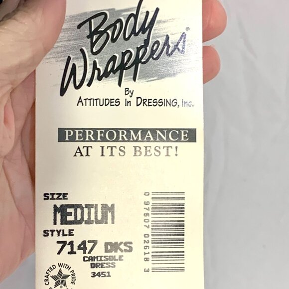 Body Wrappers Sparkly Camisole Dance Dress M Split Front Skirt Racer Back Costum - Picture 7 of 10